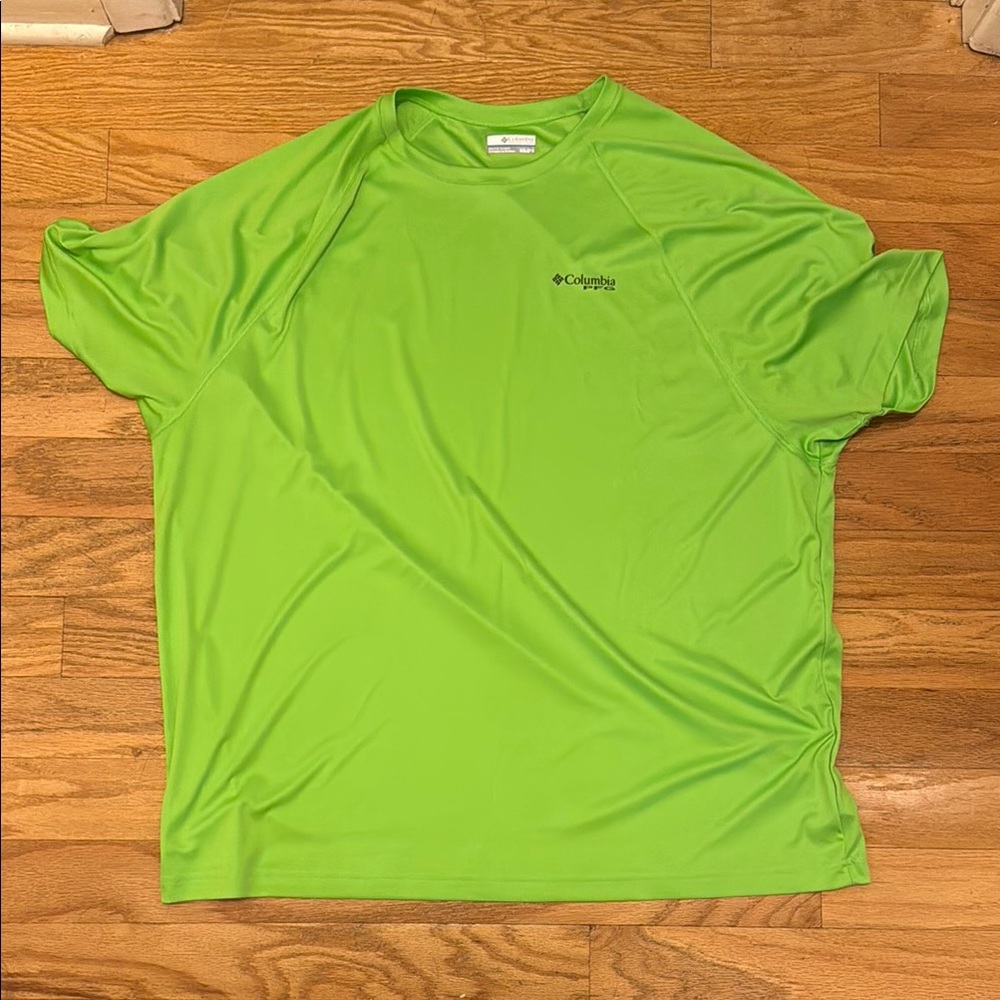 Columbia Lime Green Tee PFG